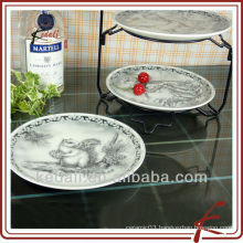 8' crockery plate set of 4